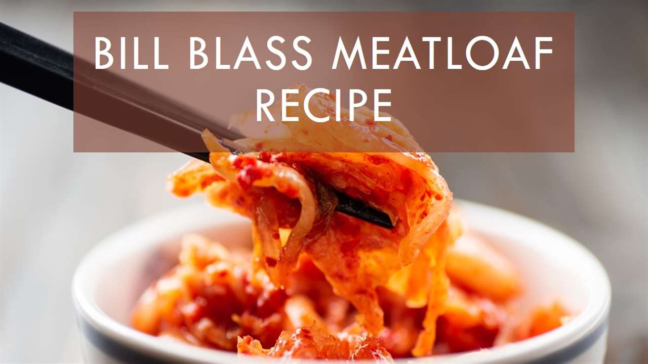 Bill Blass Meatloaf Recipe